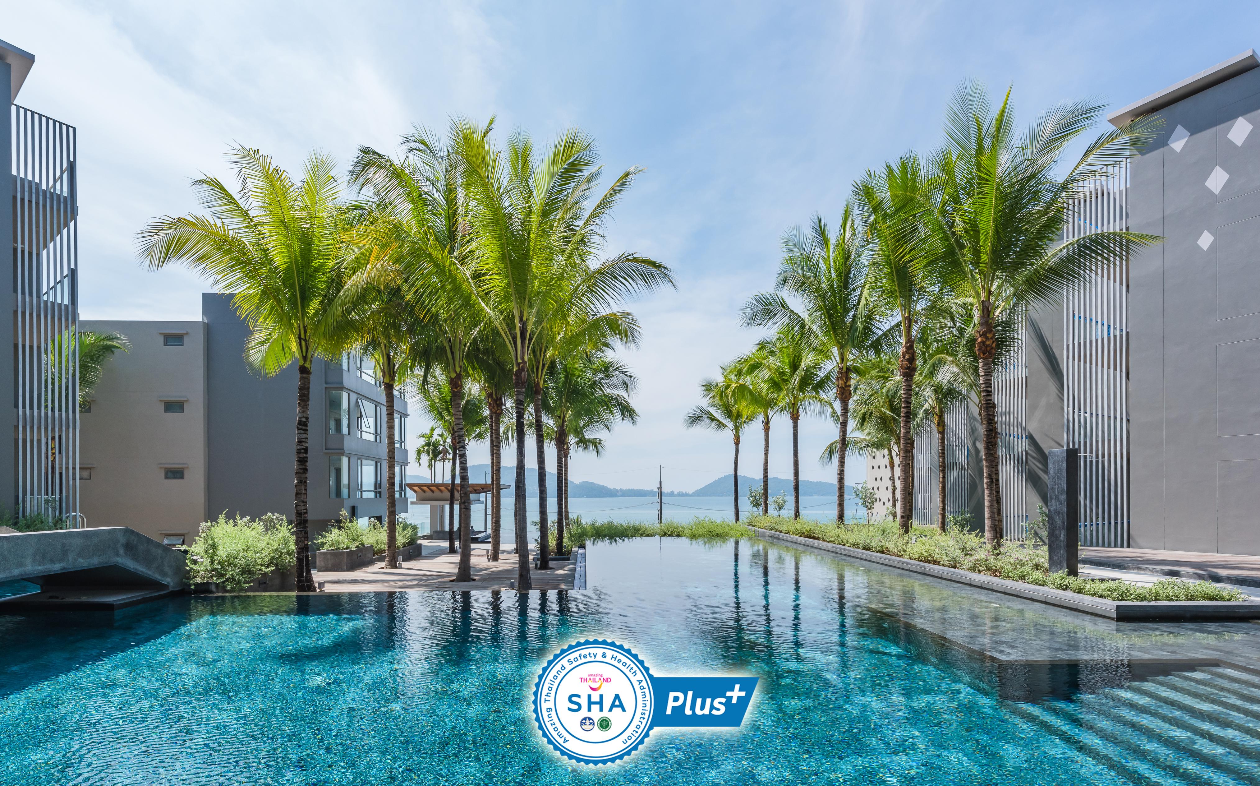 Oceanfront Beach Resort - Sha Extra Plus Patong Exteriör bild The SHA Plus logo