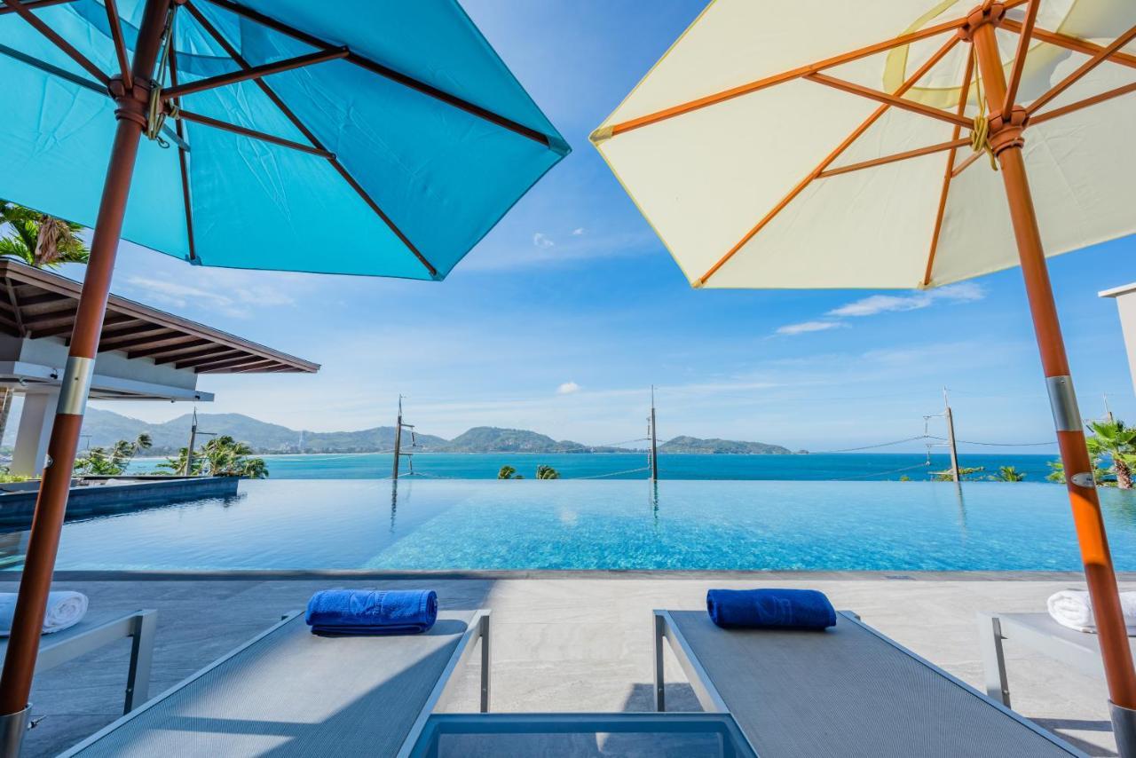 Oceanfront Beach Resort - Sha Extra Plus Patong Exteriör bild View from the pool at the resort